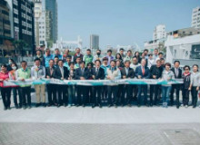 河樂廣場啟用! 中國城變身潟湖親水公園